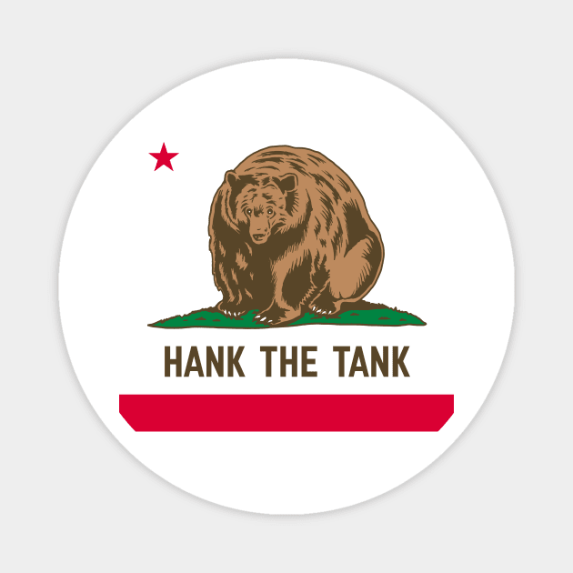 Hank The Tank Magnet by Hankasaurus